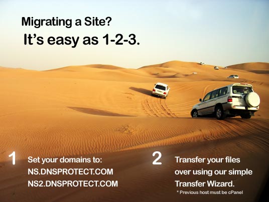 Transfer Your Site Over Easily! - Click for details